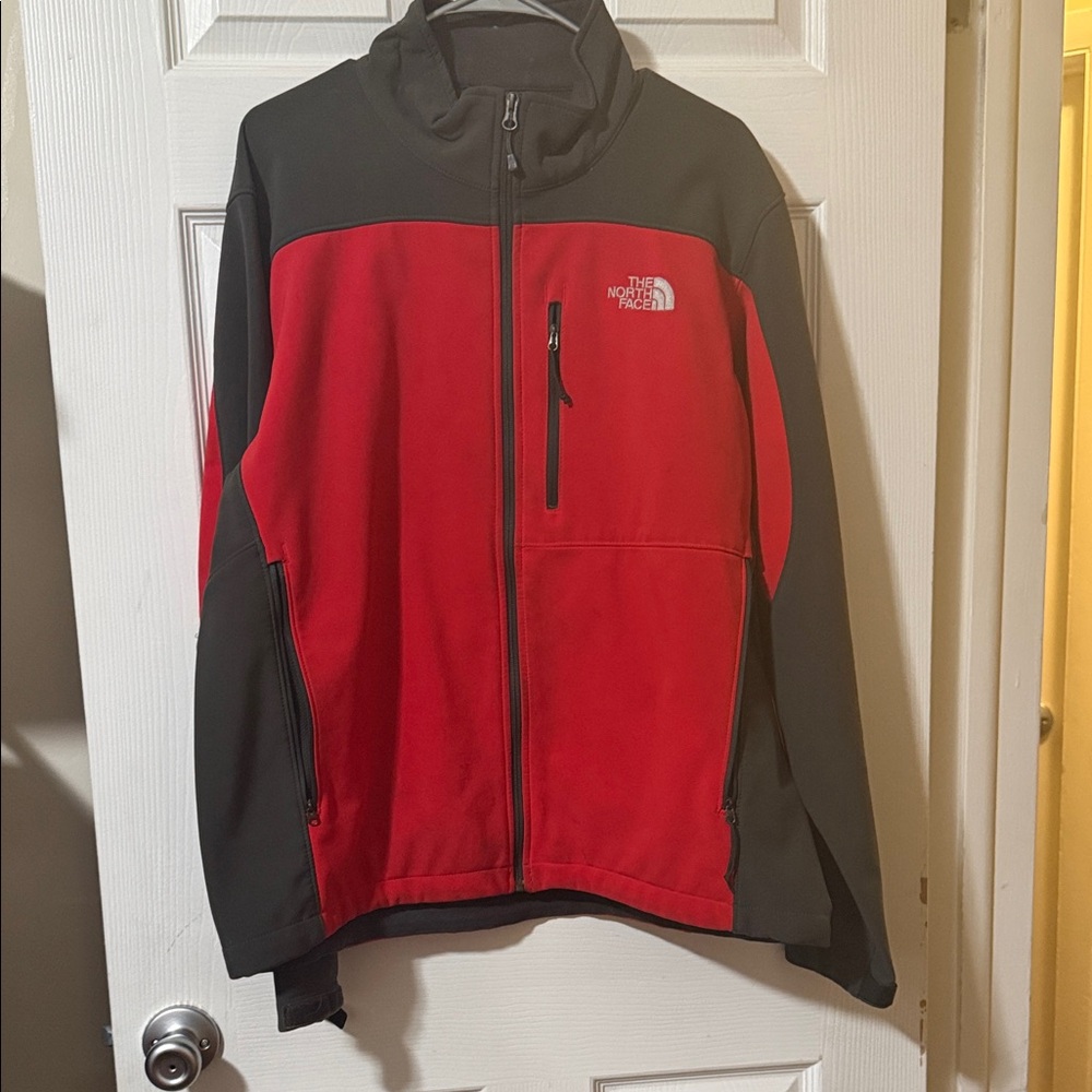 The North Face Men's Bold Red and Black Performance Jacket